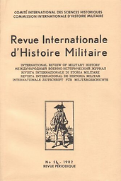 Revue internationale d'histoire militaire = international review of military history
