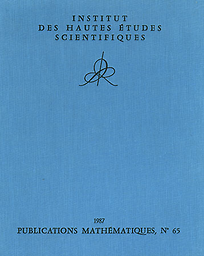 Publications mathématiques de l'Institut des Hautes Études Scientifiques