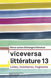 Viceversa (Lausanne. Ed. française)
