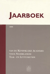 Jaarboek van de Koninklijke academie voor Nederlandse taal-en letterkunde