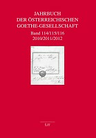 Jahrbuch der Österreichischen Goethe-Gesellschaft