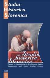 Studia historica Slovenica, Časopis za humanistične in družboslovne študije