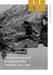 Tijdschrift voor mediageschiedenis = TMG : Journal for media history