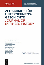 Zeitschrift für Unternehmensgeschichte = Journal of Business History