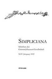 Simpliciana : Schriften der Grimmelshausen-Gesellschaft