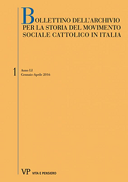 Bollettino dell'archivio per la storia del movimento sociale cattolico in Italia