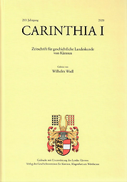 Carinthia I : Mitteilungen des Geschichtsvereins für Kärnten