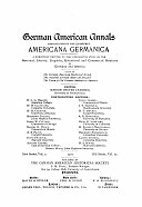 German American annals