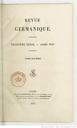 Revue germanique (1835)