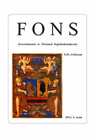 FONS - Forráskutatás és Történeti Segédtudományok
