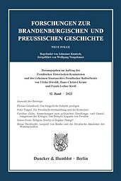 Forschungen zur brandenburgischen und preussischen Geschichte