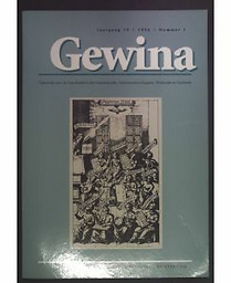 Gewina : tijdschrift voor de geschiedenis der geneeskunde, natuurwetenschappen, wiskunde en techniek