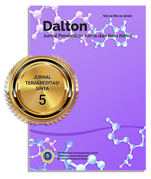 Dalton : Jurnal Pendidikan Kimia dan Ilmu Kimia