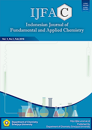 Indonesian Journal of Fundamental and Applied Chemistry