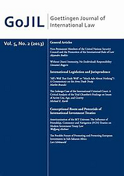 Göttingen journal of international law