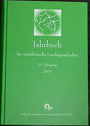 Jahrbuch für westdeutsche Landesgeschichte
