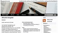 Skriptum : Studentische Onlinezeitschrift für Geschichte und Geschichtsdidaktik