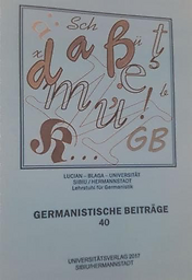 Germanistische Beiträge