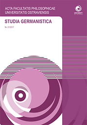 Acta Facultatis Philosophicae Universitatis Ostraviensis. Studia germanistica