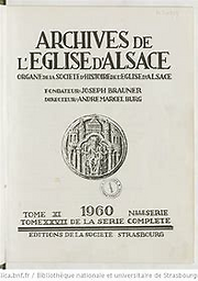 Archives de l'Église d'Alsace