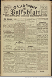 Schlettstadter Volksblatt