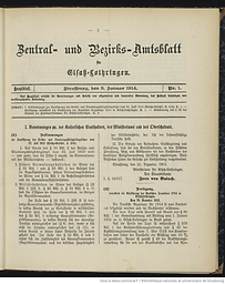 Zentral- und Bezirks-Amtsblatt für Elsass-Lothringen