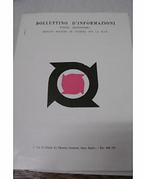 Bollettino di informazioni / Istituto italiano di cultura per la R. A. E. Sezione archeologica