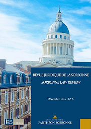 Revue Juridique de la Sorbonne