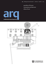 arq. Architectural research quarterly