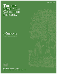 Theoría Revista del Colegio de Filosofía