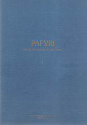 Papyri : bollettino del Museo del papiro