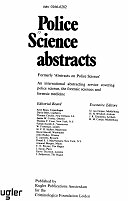 Police science abstracts