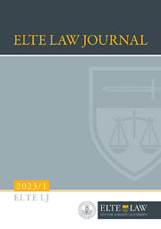 ELTE law journal