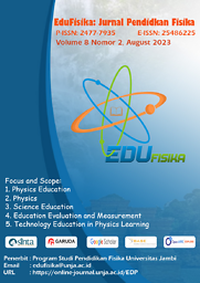 EduFisika : jurnal pendidikan fisika