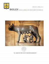 Biolex. Revista Jurídica del Departamento de Derecho