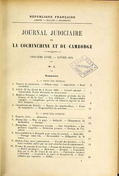 Journal judiciaire de l'Indo-Chine française (1902)