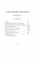 Bulletin / Comité maritime international