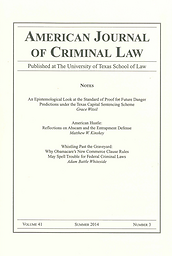 American journal of criminal law