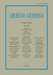 Archivio giuridico "Filippo Serafini"