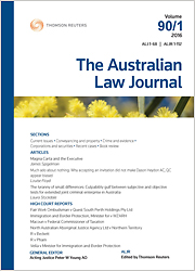 Australian law journal