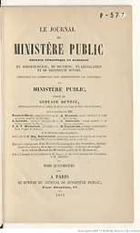 Journal du Ministère public