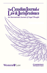 Canadian journal of law and jurisprudence