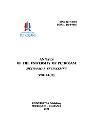 Annals of the University of Petroşani. Mechanical Engineering