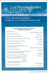 Case Western Reserve journal of international law