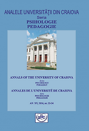 Analele Universităţii din Craiova. Seria Psihologie-Pedagogie
