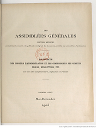Assemblees generales