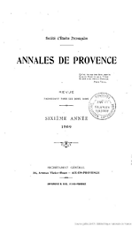 Annales de Provence