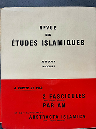 Revue des études islamiques