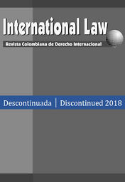 International law: Revista colombiana de derecho internacional