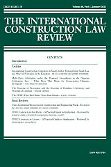 International construction law review